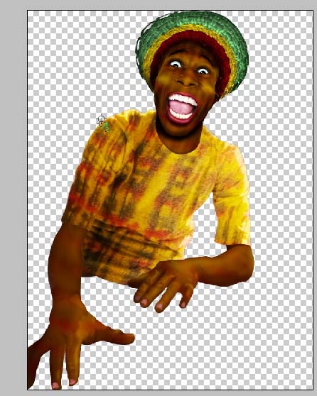 Creation of Rasta Man: Step 18